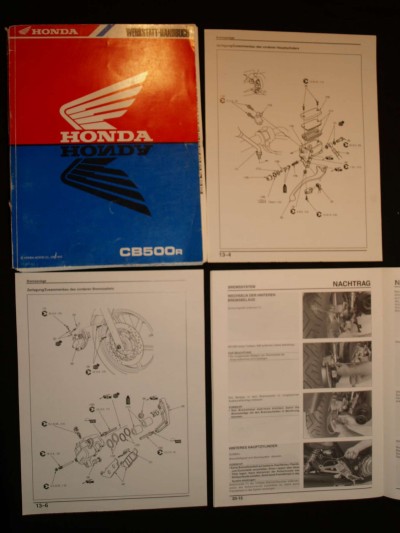 Werkstatthandbuch Beispielseiten
